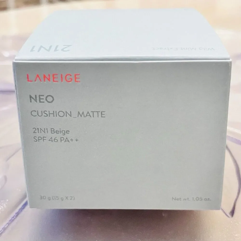 LANEIGE Neo Cushion_Matte 15g*2 SPF46 PA++Shade 21N1 Beige Refill
